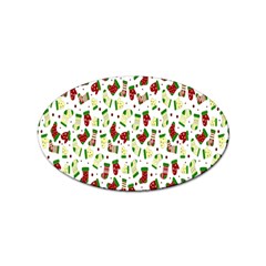 Warm Christmas  Sticker Oval (10 Pack) by ConteMonfrey