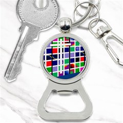 Color Graffiti Pattern Geometric Bottle Opener Key Chain by Hannah976