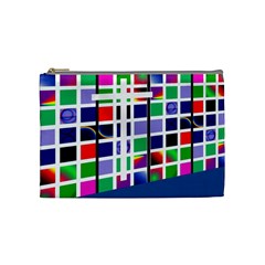 Color Graffiti Pattern Geometric Cosmetic Bag (medium) by Hannah976