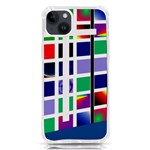 Color Graffiti Pattern Geometric iPhone 14 Plus TPU UV Print Case Front