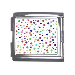 Star Random Background Scattered Mega Link Italian Charm (18mm) by Hannah976