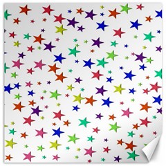 Star Random Background Scattered Canvas 16  X 16 