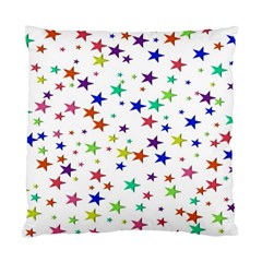 Star Random Background Scattered Standard Cushion Case (two Sides)