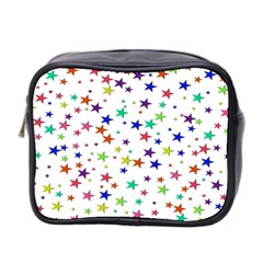 Star Random Background Scattered Mini Toiletries Bag (two Sides) by Hannah976