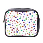 Star Random Background Scattered Mini Toiletries Bag (Two Sides) Front