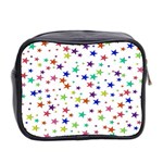 Star Random Background Scattered Mini Toiletries Bag (Two Sides) Back