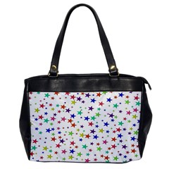 Star Random Background Scattered Oversize Office Handbag