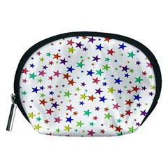 Star Random Background Scattered Accessory Pouch (medium) by Hannah976