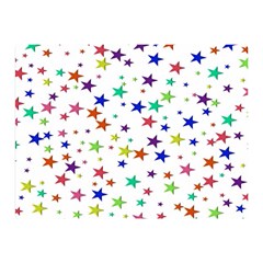 Star Random Background Scattered Two Sides Premium Plush Fleece Blanket (mini) by Hannah976