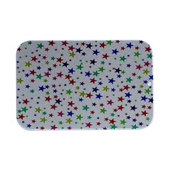 Star Random Background Scattered Open Lid Metal Box (silver)   by Hannah976