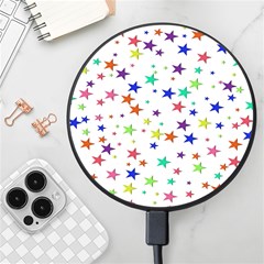 Star Random Background Scattered Wireless Fast Charger(black) by Hannah976