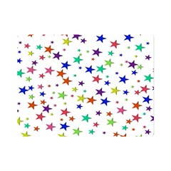 Star Random Background Scattered Premium Plush Fleece Blanket (mini) by Hannah976