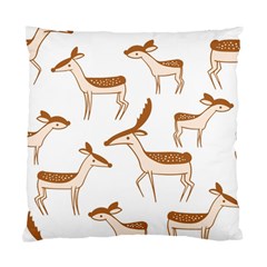 Seamless Deer Pattern Design Standard Cushion Case (one Side)