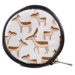 Seamless Deer Pattern Design Mini Makeup Bag