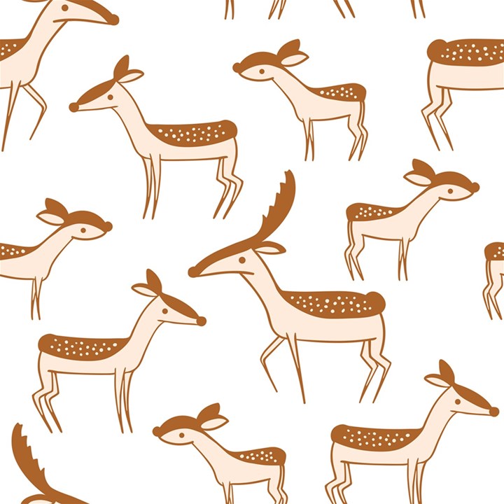 Seamless Deer Pattern Design Play Mat (Square)