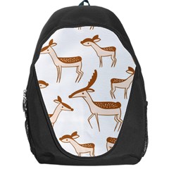 Seamless Deer Pattern Design Backpack Bag by Hannah976