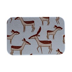 Seamless Deer Pattern Design Open Lid Metal Box (silver)   by Hannah976