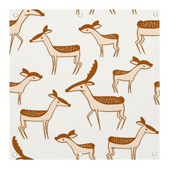 Seamless Deer Pattern Design Banner And Sign 3  X 3  by Hannah976