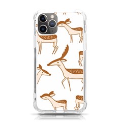 Seamless Deer Pattern Design Iphone 11 Pro 5 8 Inch Tpu Uv Print Case by Hannah976