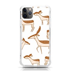 Seamless Deer Pattern Design Iphone 11 Pro Max 6 5 Inch Tpu Uv Print Case by Hannah976