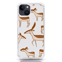 Seamless Deer Pattern Design Iphone 14 Tpu Uv Print Case by Hannah976