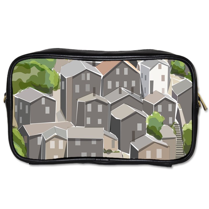 Village Place Portugal Landscape Toiletries Bag (Two Sides)