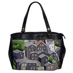 Village Place Portugal Landscape Oversize Office Handbag by Hannah976