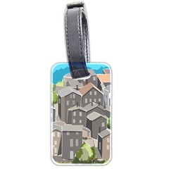 Village Place Portugal Landscape Luggage Tag (two Sides) by Hannah976