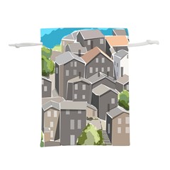 Village Place Portugal Landscape Lightweight Drawstring Pouch (m)