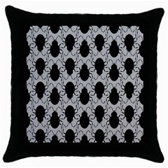 Pattern Beetle Insect Black Grey Throw Pillow Case (black) by Hannah976