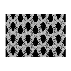 Pattern Beetle Insect Black Grey Sticker A4 (10 Pack) by Hannah976