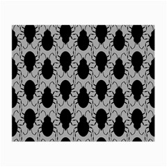 Pattern Beetle Insect Black Grey Small Glasses Cloth by Hannah976