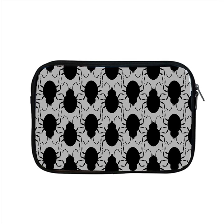 Pattern Beetle Insect Black Grey Apple MacBook Pro 15  Zipper Case