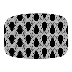 Pattern Beetle Insect Black Grey Mini Square Pill Box