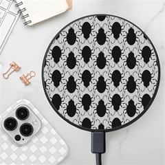 Pattern Beetle Insect Black Grey Wireless Fast Charger(black) by Hannah976