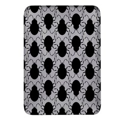 Pattern Beetle Insect Black Grey Rectangular Glass Fridge Magnet (4 Pack) by Hannah976