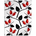 Rose Hip Pattern Branches Autumn Canvas 12  x 16  11.86 x15.41  Canvas - 1