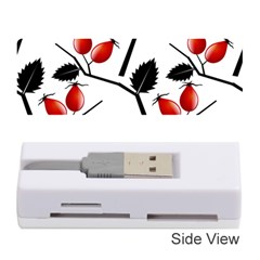 Rose Hip Pattern Branches Autumn Memory Card Reader (stick) by Hannah976