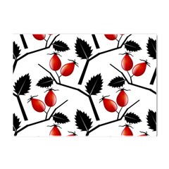 Rose Hip Pattern Branches Autumn Crystal Sticker (a4) by Hannah976