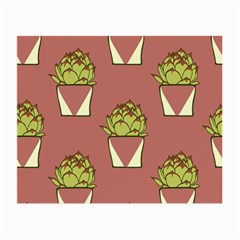 Cactus Pattern Background Texture Small Glasses Cloth by Hannah976