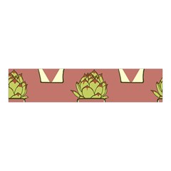 Cactus Pattern Background Texture Velvet Scrunchie by Hannah976