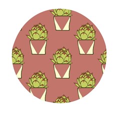 Cactus Pattern Background Texture Mini Round Pill Box (pack Of 3) by Hannah976