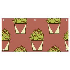 Cactus Pattern Background Texture Banner And Sign 4  X 2 