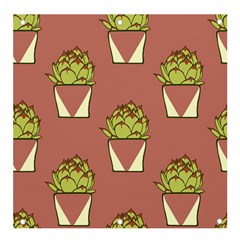 Cactus Pattern Background Texture Banner And Sign 4  X 4 