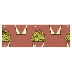 Cactus Pattern Background Texture Banner And Sign 6  X 2 