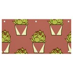 Cactus Pattern Background Texture Banner and Sign 6  x 3  Front