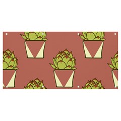 Cactus Pattern Background Texture Banner And Sign 8  X 4 