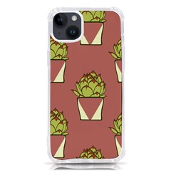 Cactus Pattern Background Texture Iphone 14 Plus Tpu Uv Print Case by Hannah976