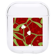 Mistletoe Christmas Texture Advent Hard PC AirPods 1/2 Case