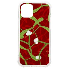 Mistletoe Christmas Texture Advent iPhone 12 mini TPU UV Print Case	